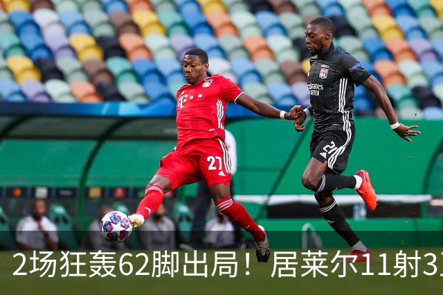2场狂轰62脚出局！居莱尔11射3正 伊尔迪兹12射1正 恰10射门11次